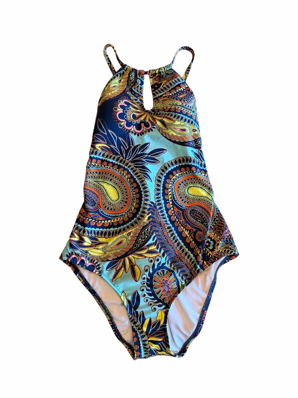 Paisley One-Piece Swimsuit - Blue Multi